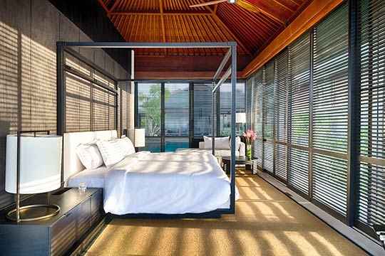 Sundrenched master bedroom